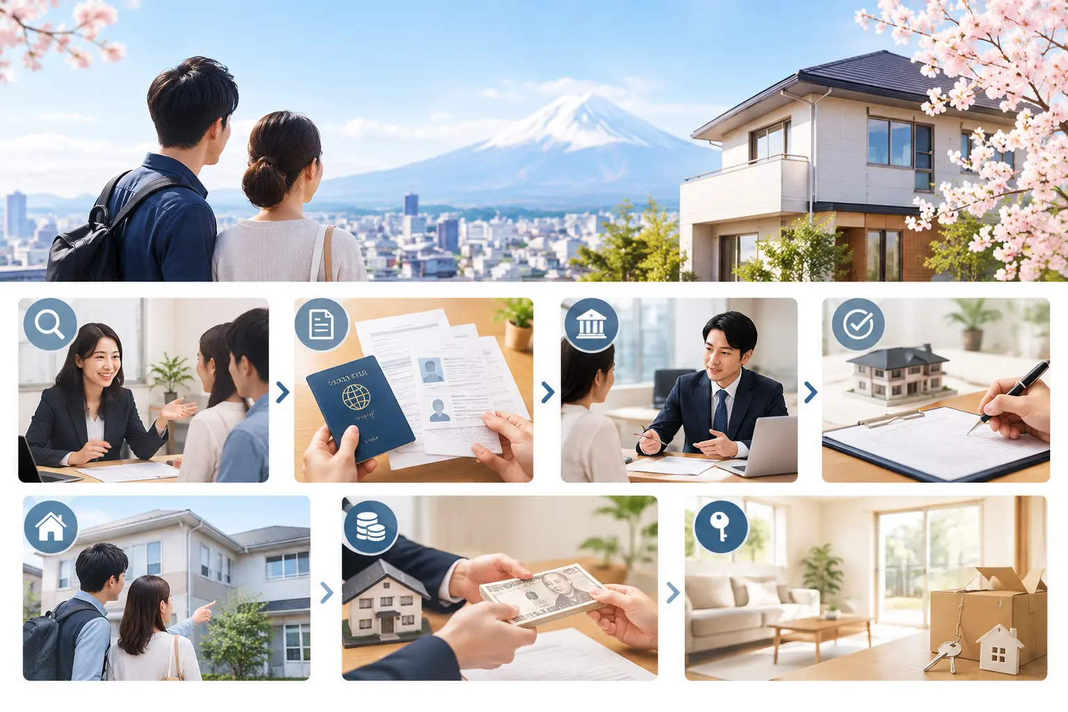 Các Bước Vay Mua Nhà Cho Người Nước Ngoài Tại Nhật Bản
